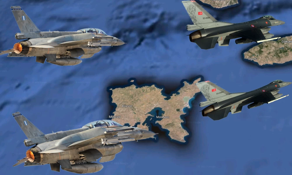 Τούρκοι πιλότοι προσπάθησαν απεγνωσμένα να ξεφύγουν από τα Ελληνικά F-16